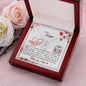 Dear Mum - Alluring Beauty Necklace with Mother's Day Message Card & QR code for E-Card