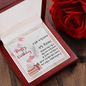 To My Friend - Alluring Beauty Necklace with Happy Birthday Message Card in KOREAN