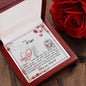 Dear Mum - Alluring Beauty Necklace with Mother's Day Message Card & QR code for E-Card