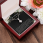 Daughter To Mother In Law - Alluring Beauty Necklace with Message Card