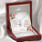 Alluring Beauty Necklaces with A Bible Verse Card - Jeremiah 31:3