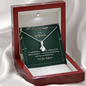 To My Girlfriend - Alluring Beauty Necklaces with Romantic Message Card - Loving Family