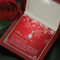 To My Best Friend - Alluring Beauty Necklace with Christmas Message Card