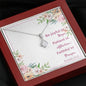Alluring Beauty Necklace with Bible Verse Card - Romans 12:12