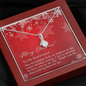 To My Best Friend - Alluring Beauty Necklace with Christmas Message Card