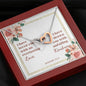 Interlocking Hearts Necklaces with A Bible Verse Card - Jeremiah 31:3