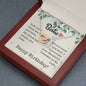 To My Bestie - Interlocking Hearts Necklace with Birthday Message Card