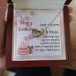 To My Friend - Interlocking Hearts Necklace with Happy Birthday Message Card In KOREAN
