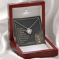 Love Knot Necklace with Bible Verse Card - Romans 6:23