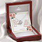 Love Knot Necklaces with A Bible Verse Card - Jeremiah 31:3