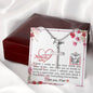 Dear Mum - Cross Necklace with Mother's Day Message Card & QR code for E-Card
