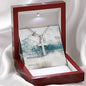 Cross Necklace with Bible Verse Card - Matthew 17:20