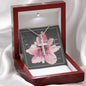 Cross Necklace with Bible Verse Card - Psalms 63:8