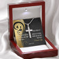Cross Necklace with Bible Verse Card - John 3:16