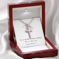 Cross Necklaces with Bible Verse Card - Song Of Solomon 4:7