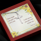 Cross Necklace with Bible Verse Card - Isaiah 46:4