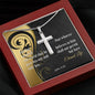 Cross Necklace with Bible Verse Card - John 3:16