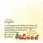 To My Daughter - Cross Necklace with Christmas Message Card - Santa