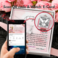 Mom To Daughter - Alluring Beauty Necklace with Message Card & QR code for E-Card