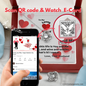 Dear Mom - Love Knot Earrings and Necklace Set with Message Card & QR code for E-Card
