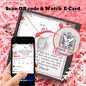Dear Mom - Forever Love Necklace with Message Card & QR code for E-Card