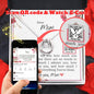 Dear Mom - Lucky In Love Necklace with Message Card & QR code for E-Card