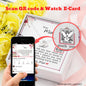 Dear Mom - Sweetest Hearts Necklace with Message Card & QR code for E-Card