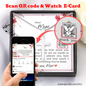 Dear Mom - Cross Necklace with Message Card & QR code for E-Card