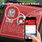 To My Wife - Forever Love Necklace with V-day Message Card & QR code for E-Card