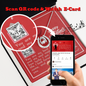 To My Wife - Lucky In Love Necklace with V-day Message Card with QR code for E-Card