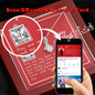 To My Wife - Alluring Beauty Necklace with V-day Message Card & QR code for E-Card