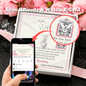 To My Wife - Alluring Beauty Necklace with Message Card & QR code for E-Card