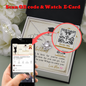 To My Daughter - Love Knot Necklace with Graduation Message Card & QR code for E-Card