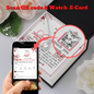 Dear Mum - Eternal Hope Necklace with Mother's Day Message Card with QR code for E-Card