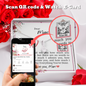 Dear Mum - Alluring Beauty Necklace with Mother's Day Message Card & QR code for E-Card