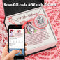 To A New Mom - Forever Love Necklace with Happy 1st Mother's Day Message Card & QR code for E-Card