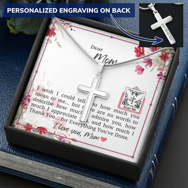 Wish 2025 cross necklace