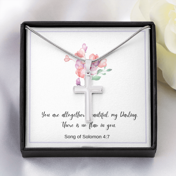 Cross necklaces with outlet bible verses